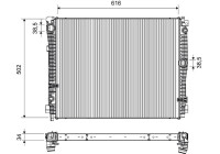 Radiateur 701643 Valeo