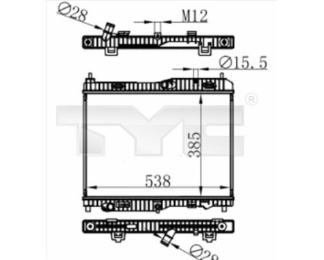 Radiateur 710-0059 TYC