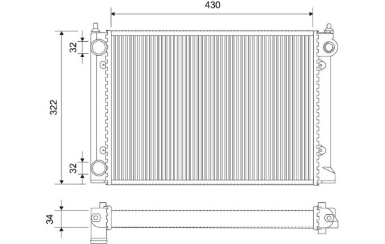 Radiateur 716990 Valeo, Image 2