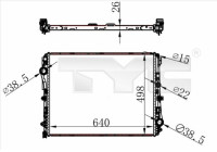 Radiateur 721-0022 TYC