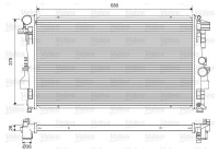 Radiateur 734887 Valeo