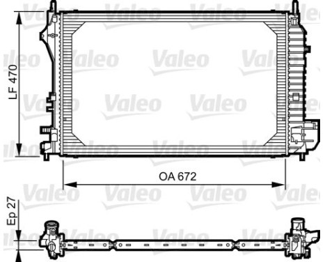 Radiateur 735131 Valeo