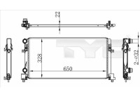 Radiateur 737-0073 TYC