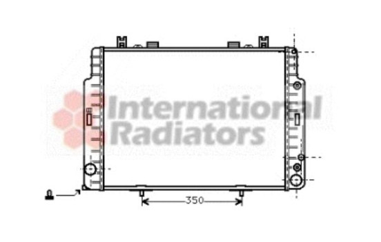 RADIATEUR A ESSENCE Coupé 600SEC / S600C 30002129 International Radiators, Image 2