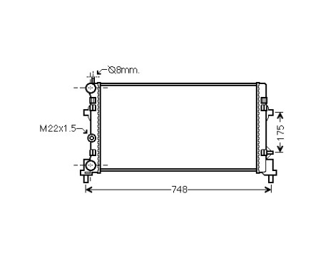RADIATEUR ARD 49002037X Van Wezel