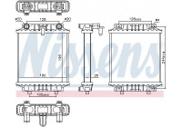 Radiateur basse température, intercooler 60339 Nissens