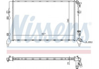 Radiateur basse température, intercooler 65315 Nissens