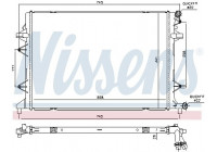Radiateur basse température, intercooler 65340 Nissens