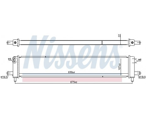 Radiateur, batterie de traction 606545 Nissens