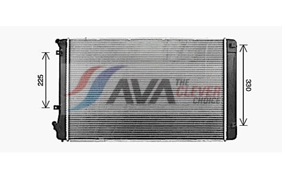 Radiateur, batterie de traction KA2332 Ava Quality Cooling, Image 2
