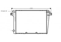 RADIATEUR BMW 3 85 - RADIATEUR AUTOMATIQUE 06002109 International Radiators