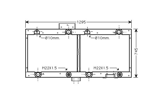 RADIATEUR CITARO EVO BUS 31002228 International Radiators