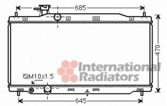 RADIATEUR CR-V 20i MT à partir de '06 10 25002241 International Radiators, Image 2