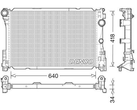 Radiateur DRM17049 Denso