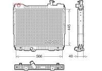 Radiateur DRM23119 Denso