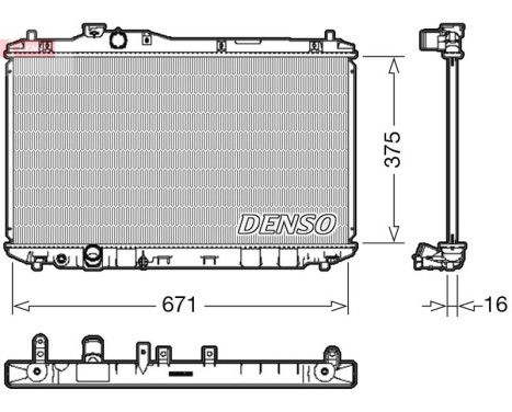 Radiateur DRM40037 Denso