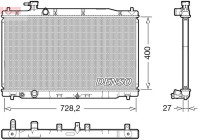 Radiateur DRM40050 Denso