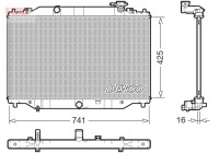 Radiateur DRM44053 Denso