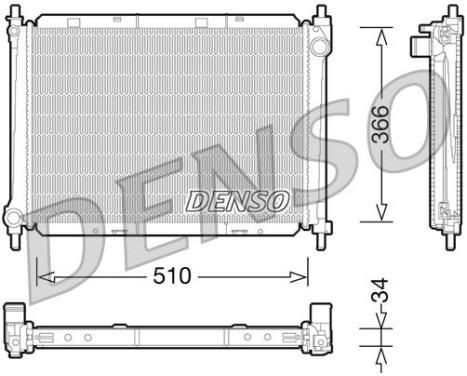 Radiateur DRM46037 Denso