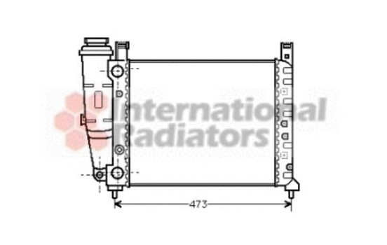 RADIATEUR FIA REGATA / RITMO 1,3 / 5 M / 17002047 International Radiators, Image 2