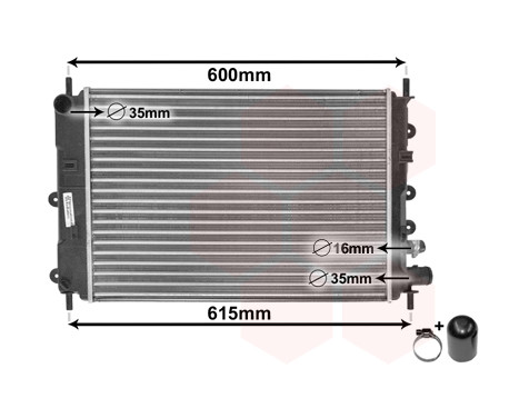 RADIATEUR FORD ESCORT MK5 18002151Y International Radiators