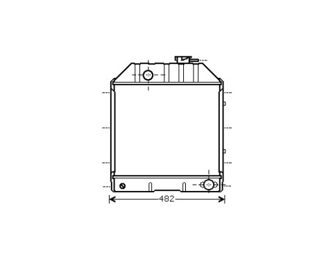 RADIATEUR FORD2000 / 3000 18002412 International Radiators