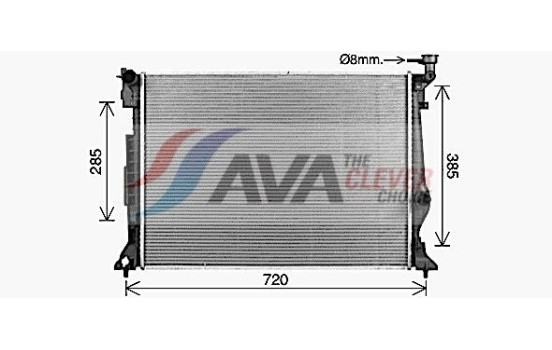 Radiateur KA2342 Ava Quality Cooling, Image 2