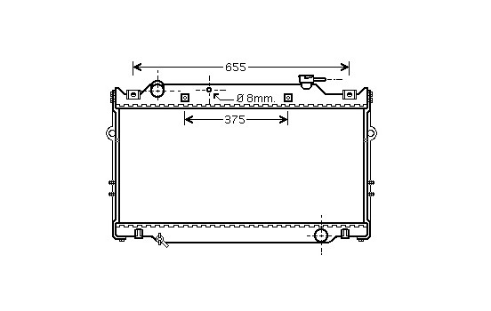 RADIATEUR LAND CRUISER 45i MT 92-96 53002370 International Radiators