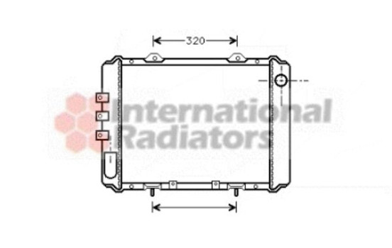 RADIATEUR NISSAN VANETTE 9/86 13002055 International Radiators, Image 2