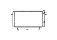 RADIATEUR POUR RENAULT R25 2.1TD 2/8 43002160 International Radiators
