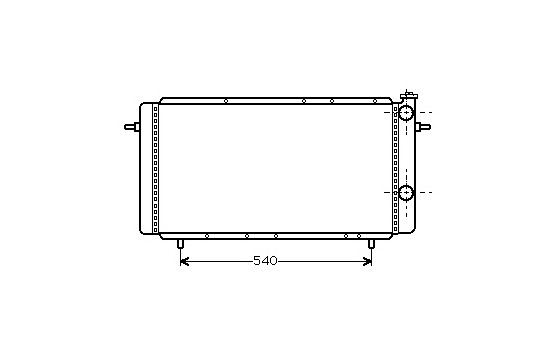 RADIATEUR POUR RENAULT R25 2.1TD 2/8 43002160 International Radiators