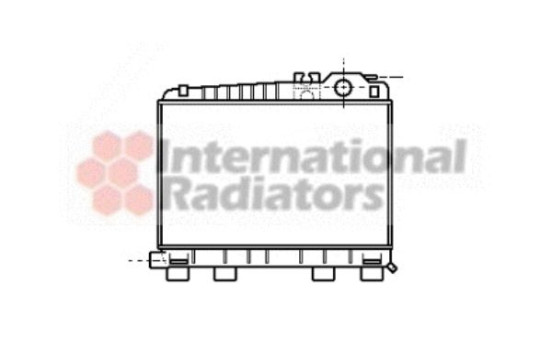 RADIATEUR RADIATEUR BMW 520I 9 / 84- 06002043 International Radiators, Image 2