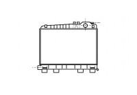 RADIATEUR RADIATEUR BMW 520I 9 / 84- 06002043 International Radiators