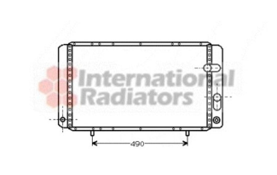 RADIATEUR RADIATEUR RENAULT 43002123 International Radiators, Image 2
