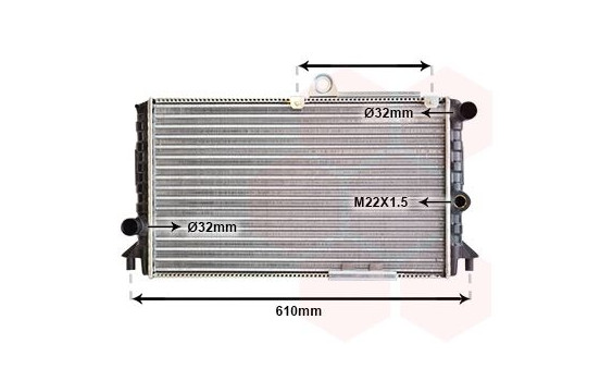Radiateur, refroidissement du moteur 01002005 International Radiators, Image 2
