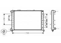 Radiateur, refroidissement du moteur 01002079 International Radiators