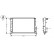 Radiateur, refroidissement du moteur 01002084 International Radiators