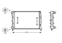 Radiateur, refroidissement du moteur 01002087 International Radiators