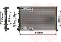 Radiateur, refroidissement du moteur 01002144 International Radiators