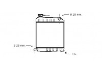 Radiateur, refroidissement du moteur 02002013 International Radiators