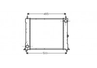Radiateur, refroidissement du moteur 02002067 International Radiators
