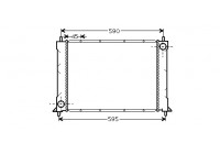 Radiateur, refroidissement du moteur 02002069 International Radiators