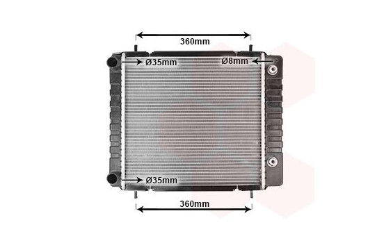 Radiateur, refroidissement du moteur 02002082 International Radiators, Image 2