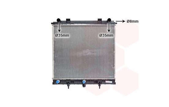 Radiateur, refroidissement du moteur 02002132 International Radiators, Image 2