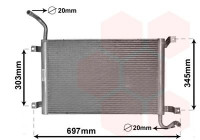 Radiateur, refroidissement du moteur 02002223 International Radiators