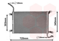 Radiateur, refroidissement du moteur 02002224 International Radiators