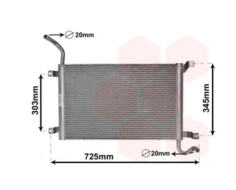 Radiateur, refroidissement du moteur 02002224 International Radiators