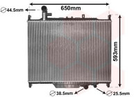 Radiateur, refroidissement du moteur 02002225 International Radiators