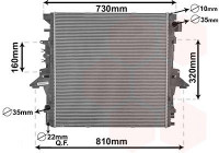 Radiateur, refroidissement du moteur 02012702 International Radiators