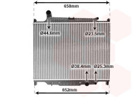 Radiateur, refroidissement du moteur 02012704 International Radiators